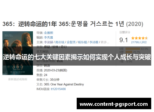 逆转命运的七大关键因素揭示如何实现个人成长与突破