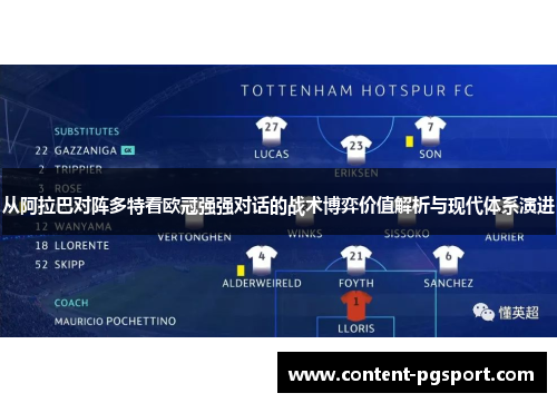 从阿拉巴对阵多特看欧冠强强对话的战术博弈价值解析与现代体系演进