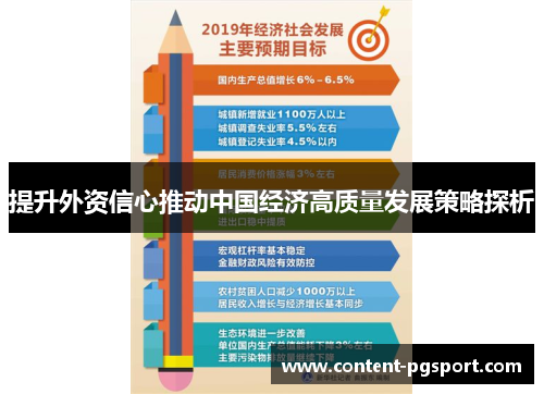提升外资信心推动中国经济高质量发展策略探析